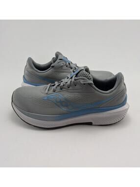 Women Saucony Echelon 10 Flint Breeze Gray Blue Running Shoes S11045-104 Size 10
